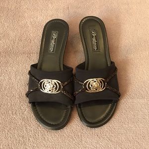 Brighton Slip On Wedges
